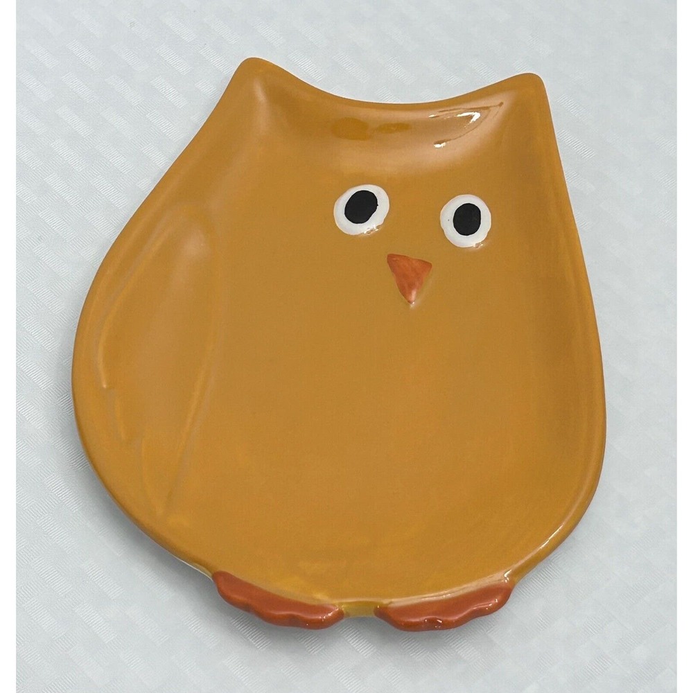 Set/4 RETIRED 6 3/8” Night Owl Snack Appetizer Plates - Picture 6 of 10